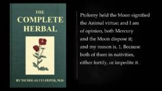 (4/5) The Complete Herbal by NICHOLAS CULPEPER, M.D.. Full-length Audiobook.