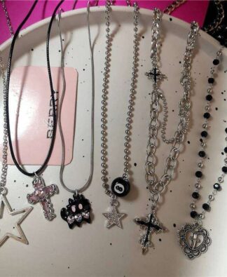 2024 Fashion Women's Shiny Star Pendant Layered Y2K... From Dh911796070, &Price; | DHgate.Com