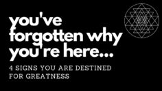 4 Powerful Signs You Are Destined For Greatness⎮Before You Were Born You Knew This…
