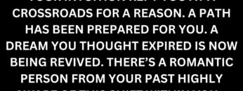 A dream you thought expired is being revived. You werent stagnant – the path was being prepared.