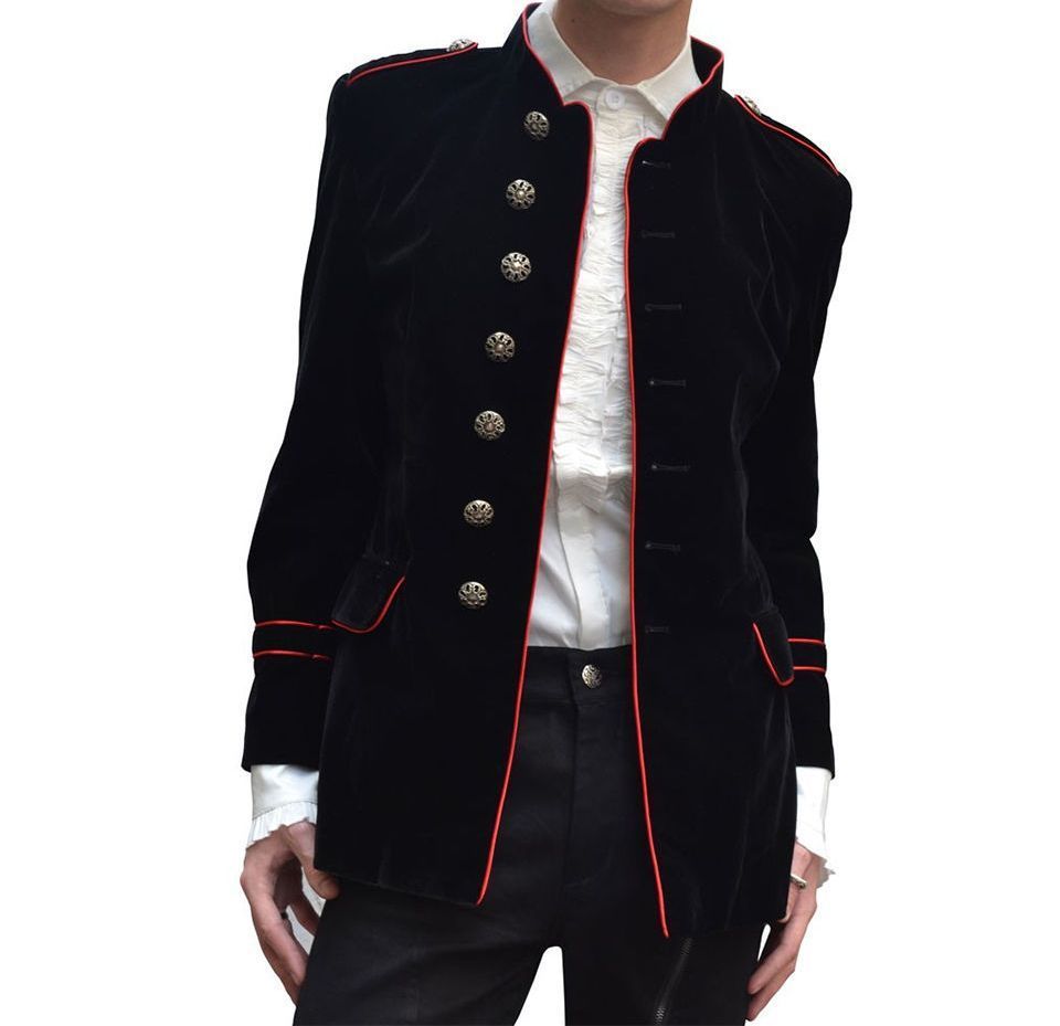 Alchemist Steampunk Military Velvet Jacket