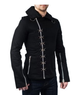 Asymmetric Side Zipper Gothic Jacket