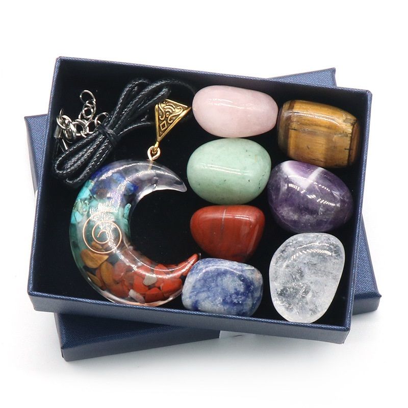 Chakra Healing Crystal Ornaments Set: 7 Natural... From Enjoy_time, &Price; | DHgate.Com