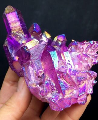 Colorful Electroplated Natural Quartz Amethyst...