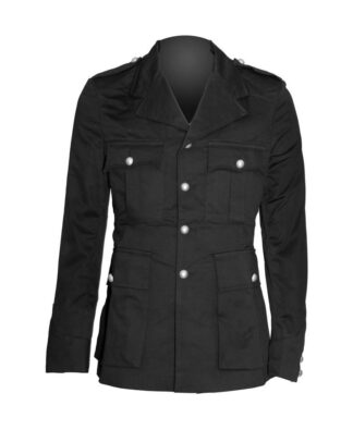 Commanding Gothic Military Jacket Officer Coat