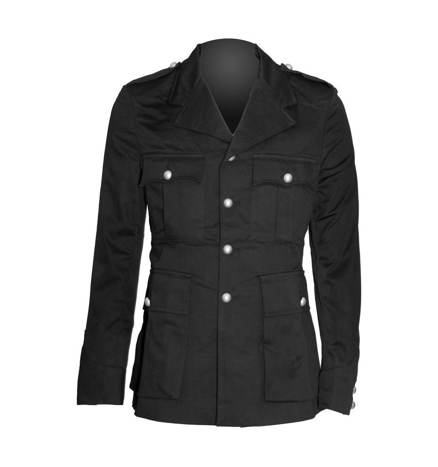 Commanding Gothic Military Jacket Officer Coat