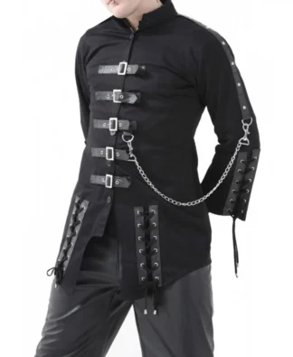 Cyber Emo Chain Jacket – Gothic Corset Style