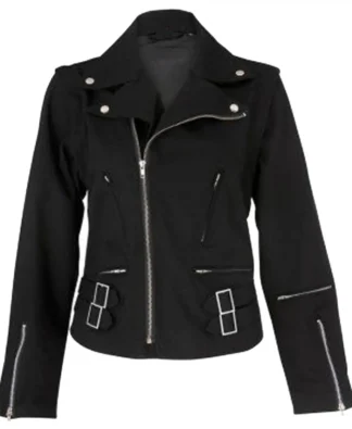 Double Lapel Moto Biker Jacket | Men's Gothic Rock Style