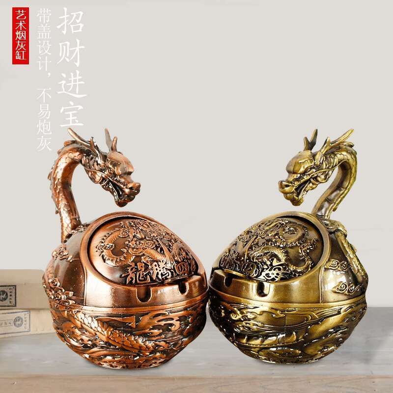Electroplated Zodiac Dragon Ashtrays Windproof,... From Babypets55, &Price; | DHgate.Com