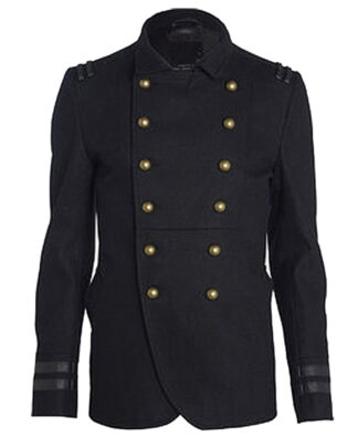Garrison Military Officer Wool Coat