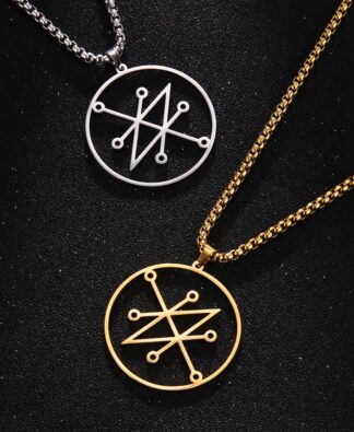 LIKGREAT Azazel Sigil Pendant Necklace Stainless... From Ycbest, &Price; | DHgate.Com