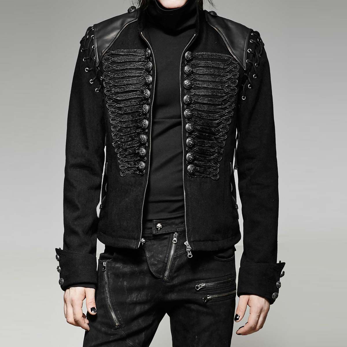 Men’s Military Style Steampunk Jacket