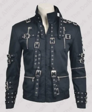 Michael Jackson Bad Jacket – Black Leather Cosplay