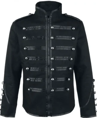 Military Drummer Parade Jacket – Gothic Warrior Style