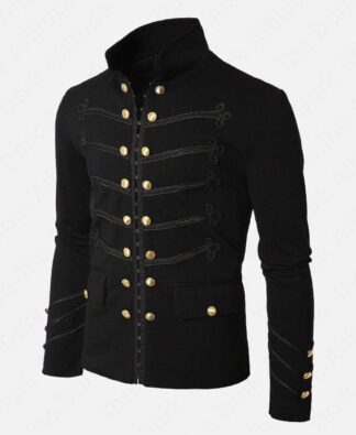 Napoleon Hook Military Black Gothic Jacket