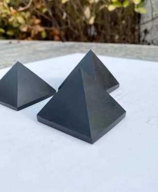 Natural Shungite Pyramid Tower - 100% Genuine Raw...