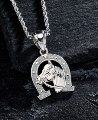 New U Shaped Horseshoe Pendant Necklace Retro... From Rope_chain, &Price; | DHgate.Com