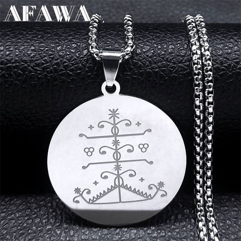 Ogou Feray Voodoo Veve Pendant Necklace Stainless... From Ycbest, &Price; | DHgate.Com