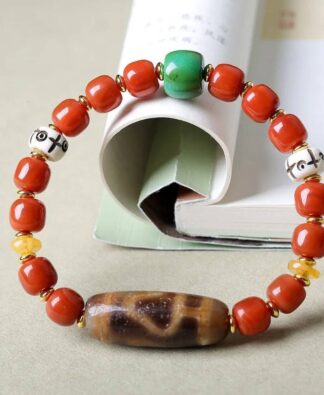 Original Design Nan Hong Agate Barrel Bracelet... From Ddmynov, &Price; | DHgate.Com