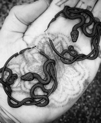 Snakes And Earrings, Serpent Hoop Earrings Vintage... From Sffan, &Price; | DHgate.Com