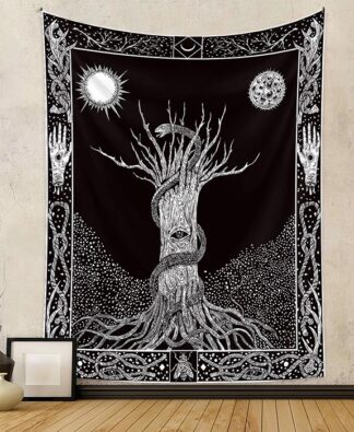 Tree Of Life Altar Burp Cloths Black And White... From Ywvanzon2025, &Price; | DHgate.Com