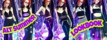 😈Alternative Summer Fashion Lookbook | 6 Outfits! (Hippie Goth/Soft Goth/Fairy Goth) | Astral Artist