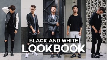 Black & White Lookbook – Minimal Mens Outfits | Imdrewscott