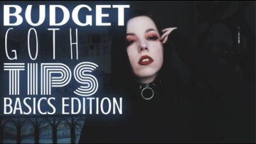 Budget Goth Tips – BASICS EDITION ||Radically Dark||