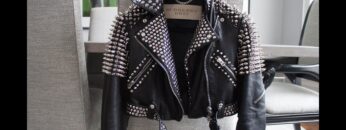 Burberry studded leather jacket- Felix Fashion Reviews