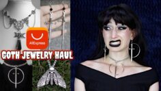 GOTH/ALTERNATIVE ALIEXPRESS JEWELRY HAUL 💀