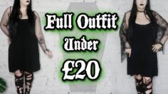 Goth on a Budget – An Outfit Under £20 | Toxic Tears