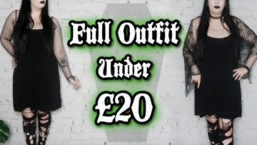 Goth on a Budget – An Outfit Under £20 | Toxic Tears