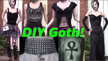 Goth on a Budget: Easy DIY Clothing!