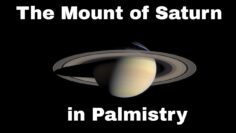 Palmistry: The mount of Saturn and Hard Work
