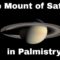 Palmistry: The mount of Saturn and Hard Work