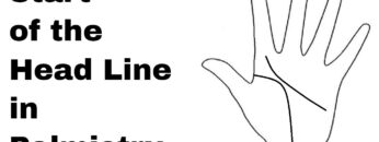 The Start of the Head line in Palmistry