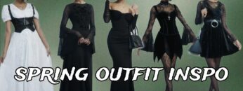 what im wearing for spring | alternative/gothic *mostly* thrifted outfits