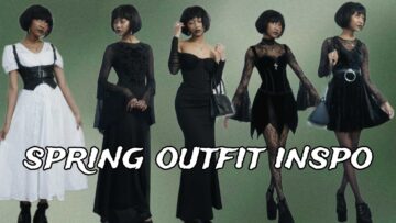 what im wearing for spring | alternative/gothic *mostly* thrifted outfits